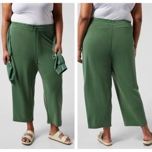 Athleta seasoft straight pant green lounge size 1X